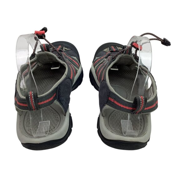 Keen Newport H2 Womens 9 Waterproof Hiking Sandals Gray Orange - Picture 6 of 11